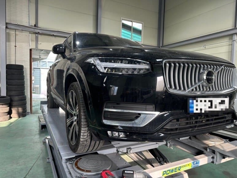 의왕 콘티넨탈 타이어 교체 볼보 XC90 시공
